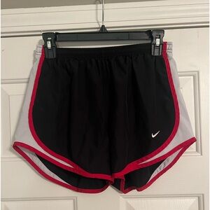 Nike Dri Fit Shorts Red and Black